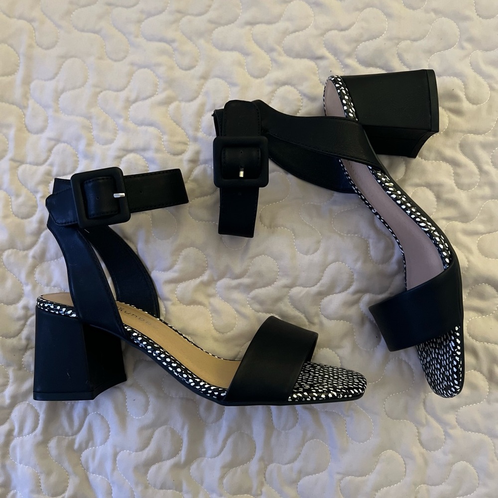 CL by Laundry Black Sandal